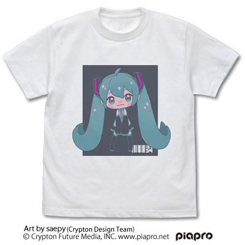 初音ﾐｸ Tｼｬﾂ saepy Ver./WHITE COSPA 081726