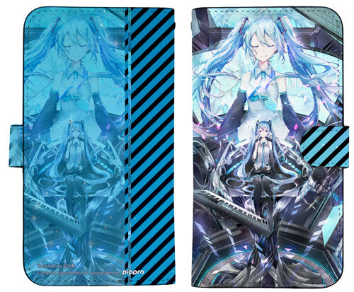 初音ﾐｸ Circulator 手帳型ｽﾏﾎｹｰｽ158 COSPA 081726