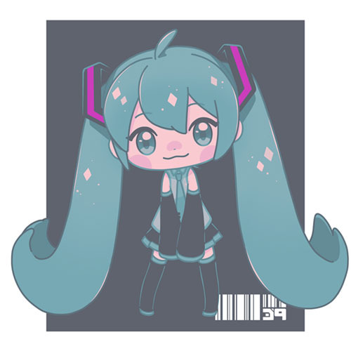 初音ﾐｸ Tｼｬﾂ saepy Ver./WHITE COSPA 081726