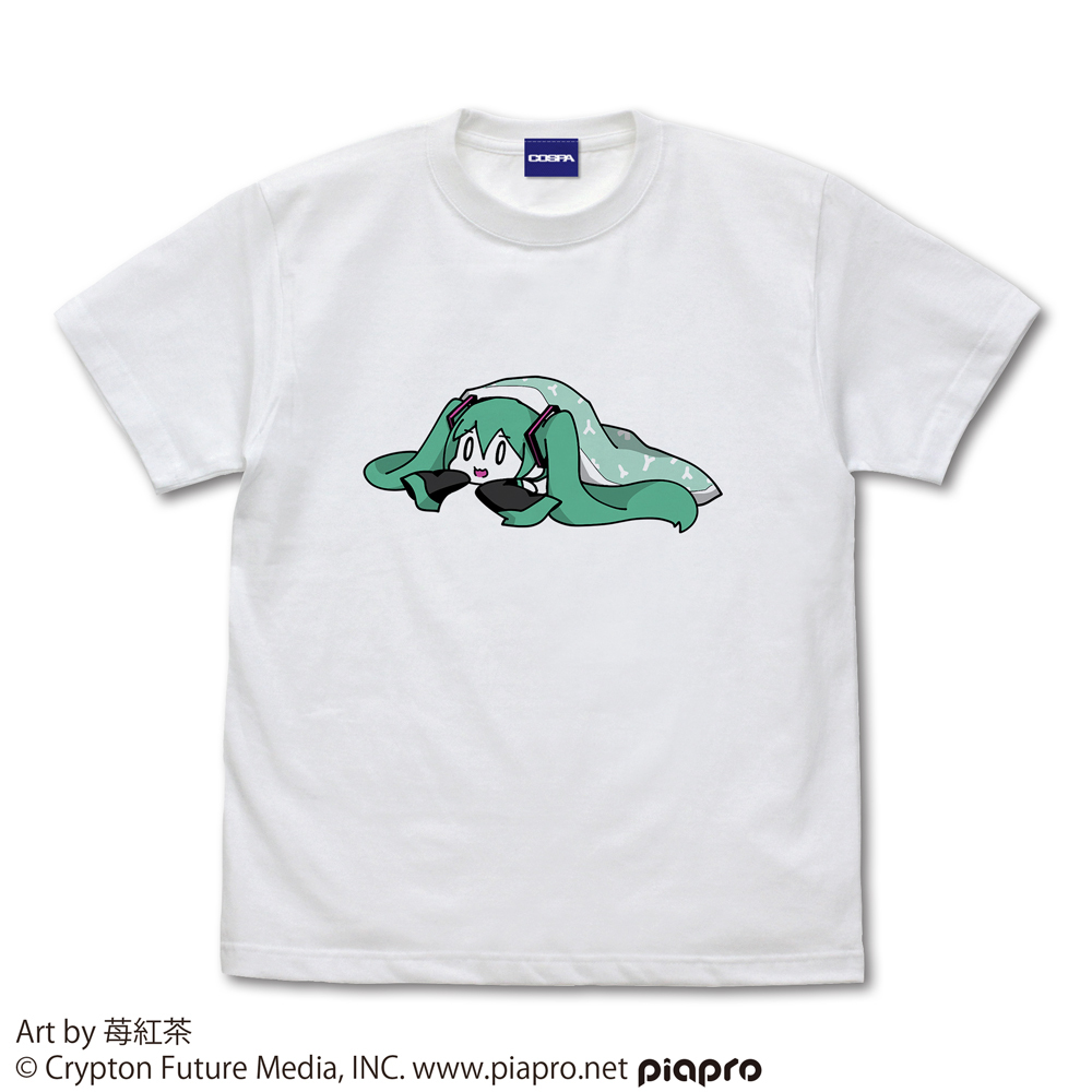 初音ﾐｸ Tｼｬﾂ 苺紅茶 Ver./WHITE COSPA 081726