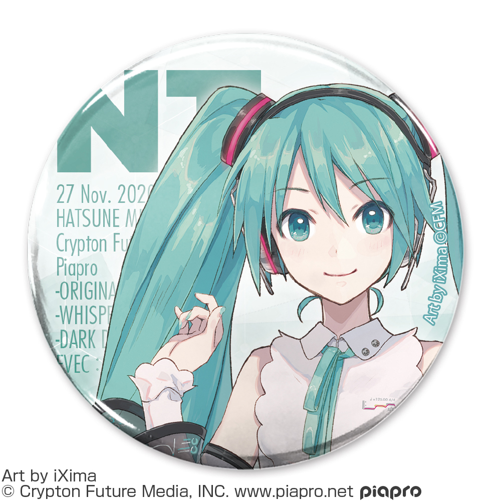 初音ﾐｸ NT 65mm缶ﾊﾞｯｼﾞ COSPA 081726
