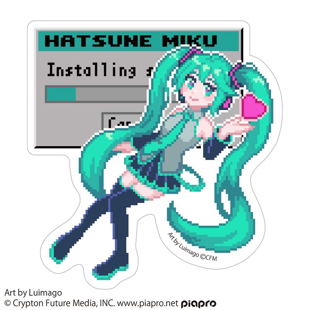 初音ﾐｸ 屋外対応ｽﾃｯｶｰ Luimago Ver. COSPA 081726