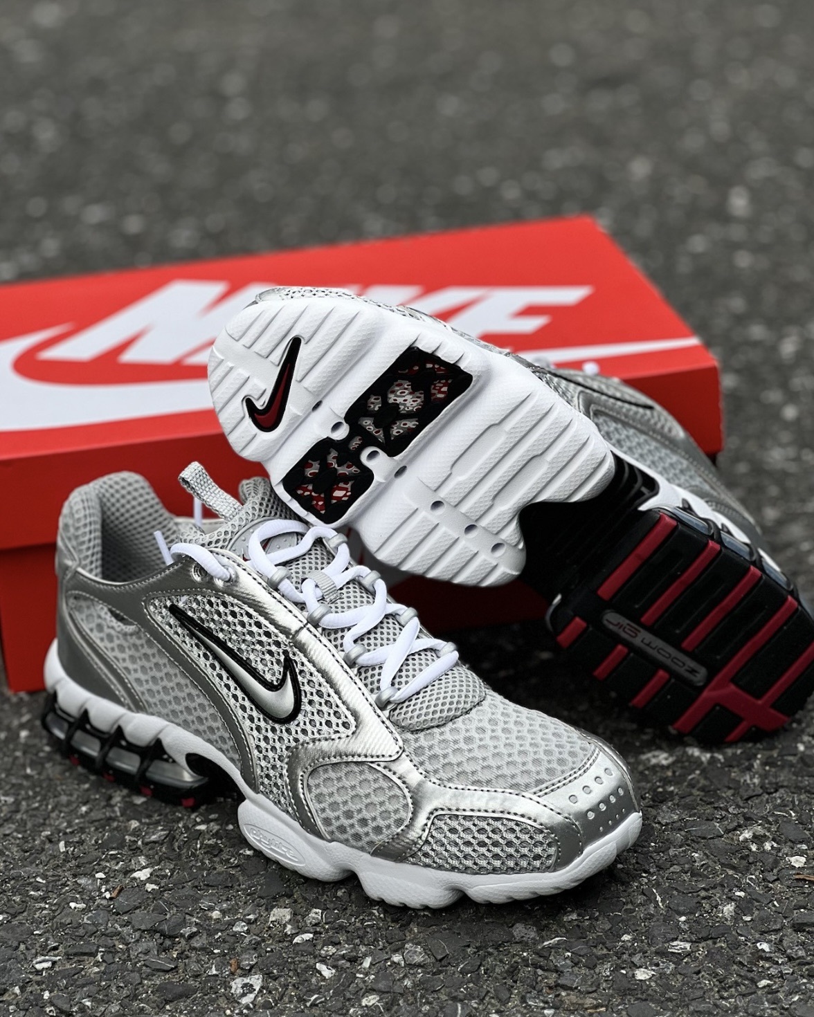 【日本限時連線代購】NIKE AIR ZOOM SPIRIDON CAGE 2 'Metallic Silver CJ1288-001 銀灰 無鞋盒