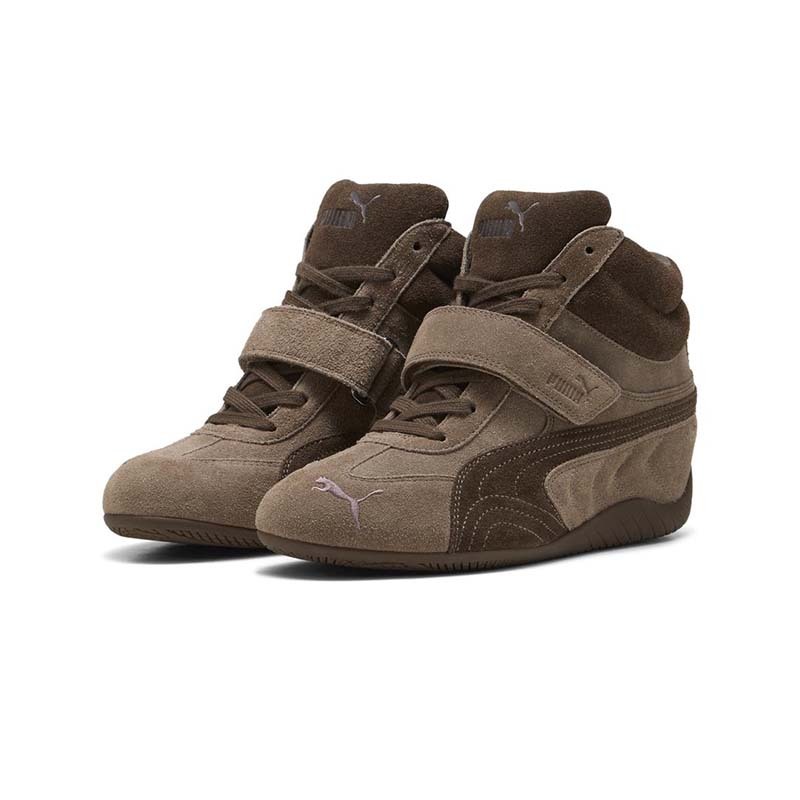 PUMA Speedcat Wedge Wns 休閒鞋 高筒賽車鞋 麂皮 咖啡色 女鞋 40787801 [國內代購]