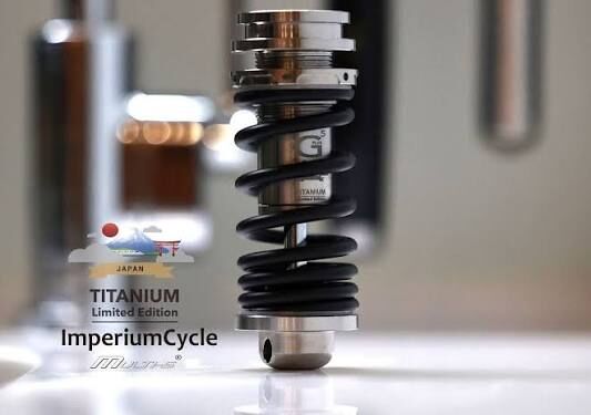 MULTI-S Limited edition titanium adjustable front shock for Birdy