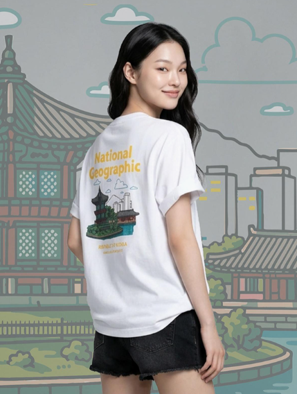 【直播】NATIONAL GEOGRAPHIC LX0727412 男女同款短袖上衣 (N262UTS621)