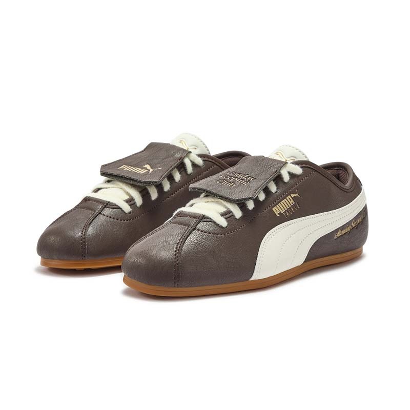 PUMA x MondaySleepingClub Tackle 休閒鞋 可拆鞋舌 復古 皮革 咖啡色 男女款 40884701 [國內代購]