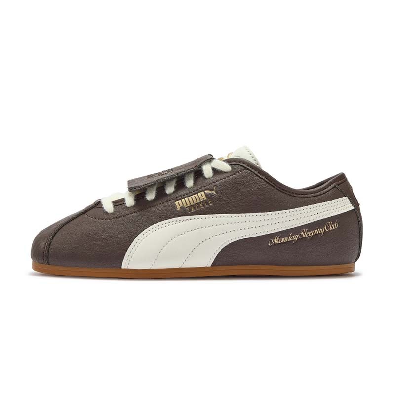 PUMA x MondaySleepingClub Tackle 休閒鞋 可拆鞋舌 復古 皮革 咖啡色 男女款 40884701 [國內代購]