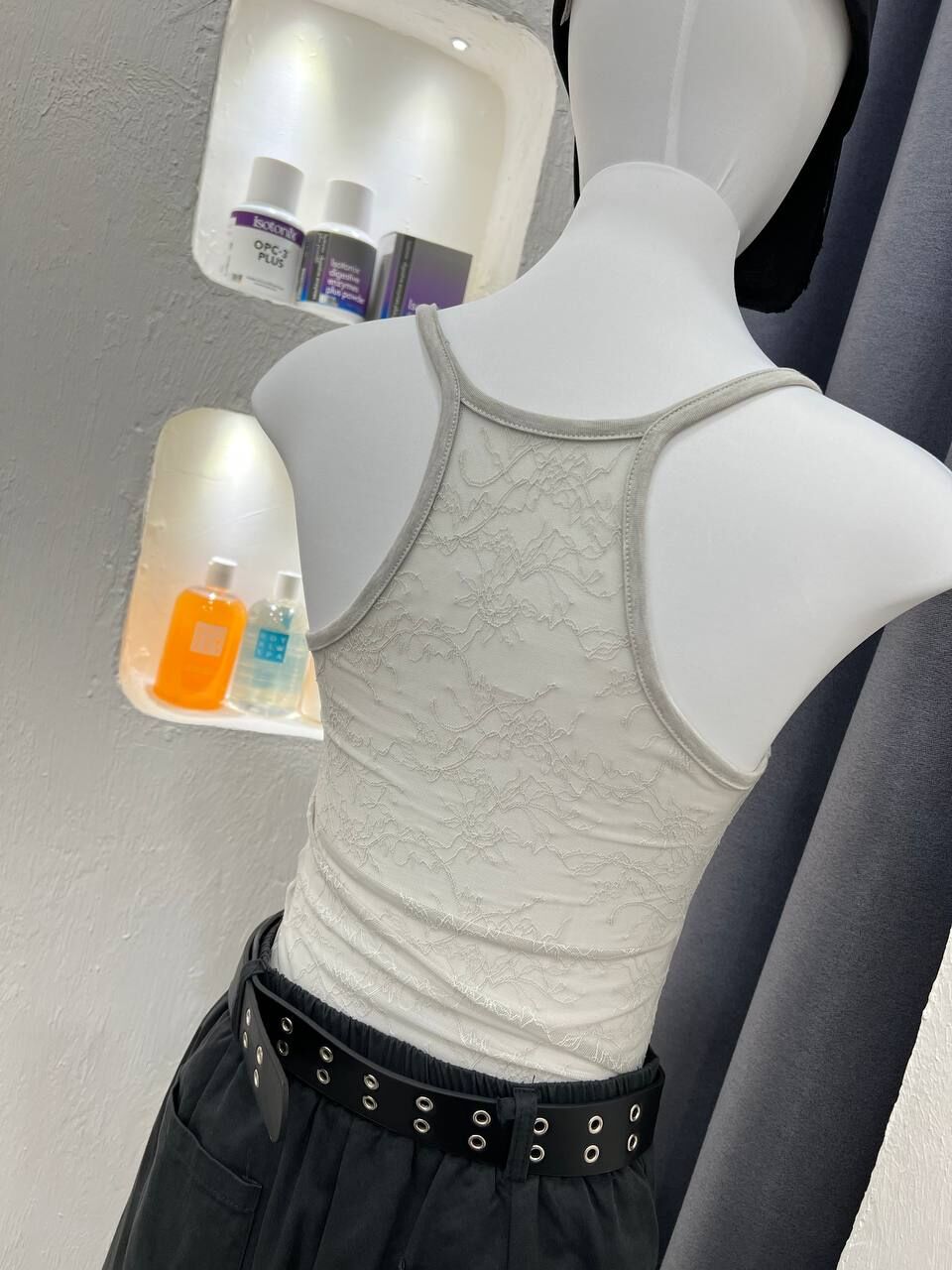 Back Transparent Tank Top
