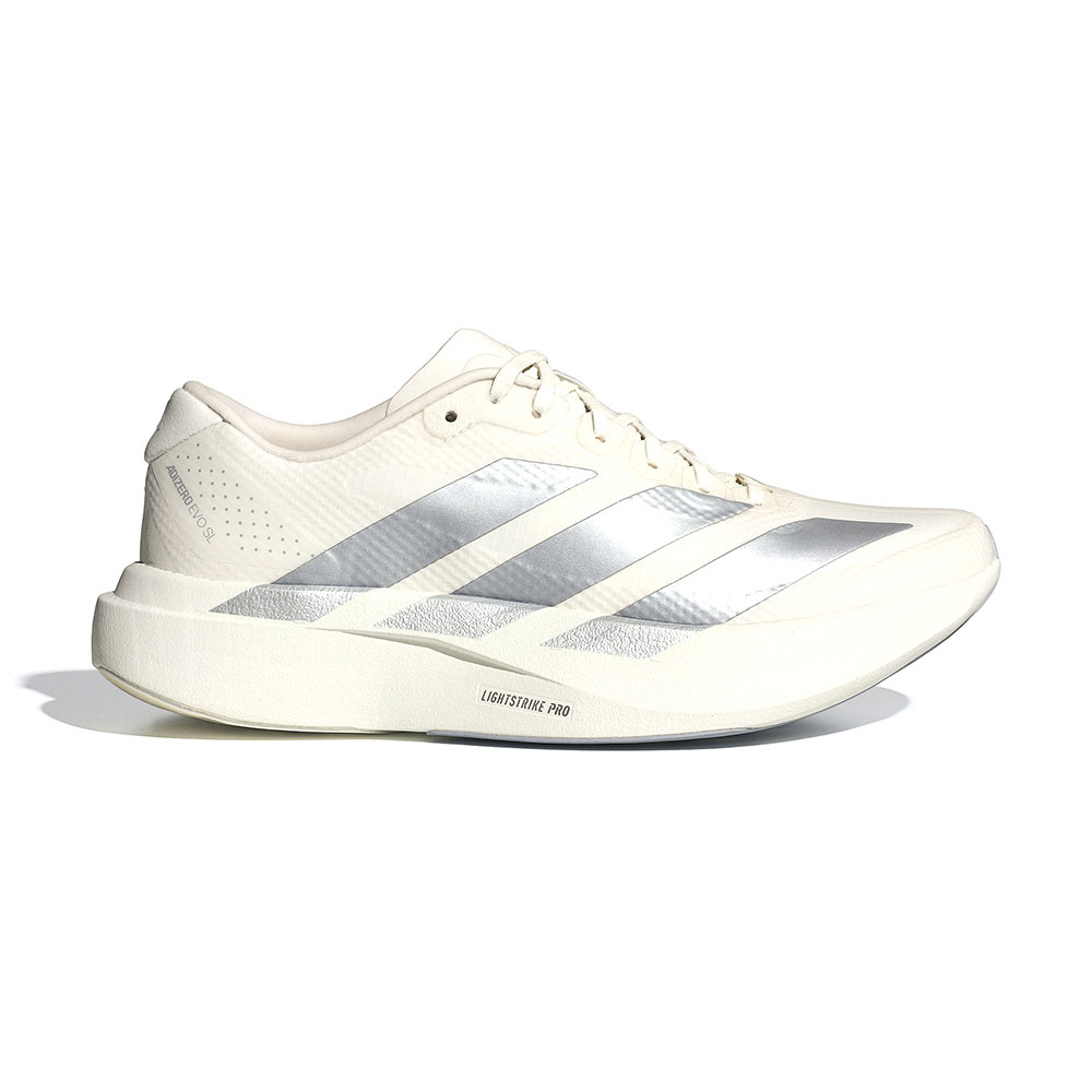 Adidas Adizero EVO SL Woven W 女鞋 米銀色 路跑 慢跑鞋 KI6928