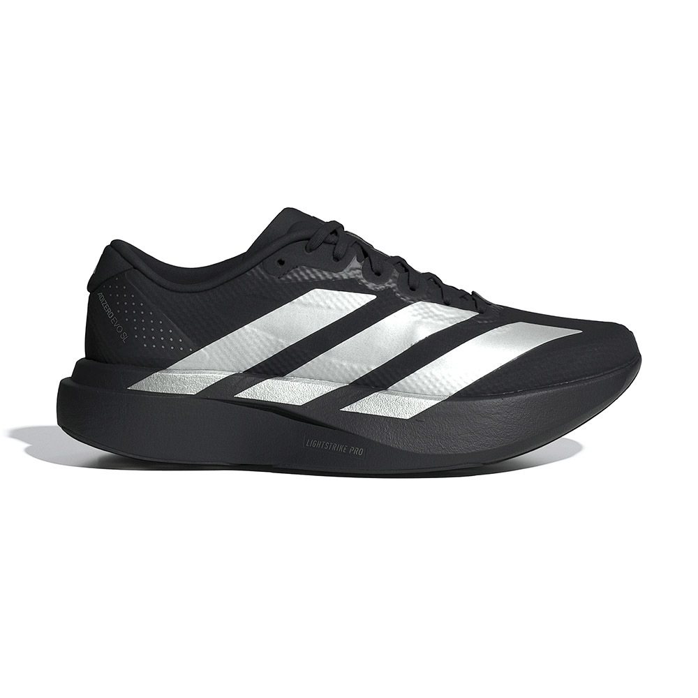 Adidas Adizero EVO SL Woven W 女鞋 黑銀色 路跑 慢跑鞋 KI6929