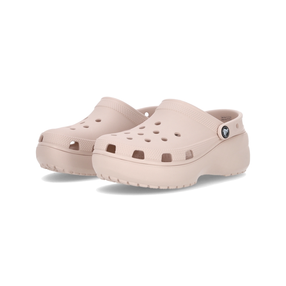 Crocs Classic Platform Clog 女鞋 粉色 雲朵 厚底 洞洞鞋 涼拖鞋 206750-6UR