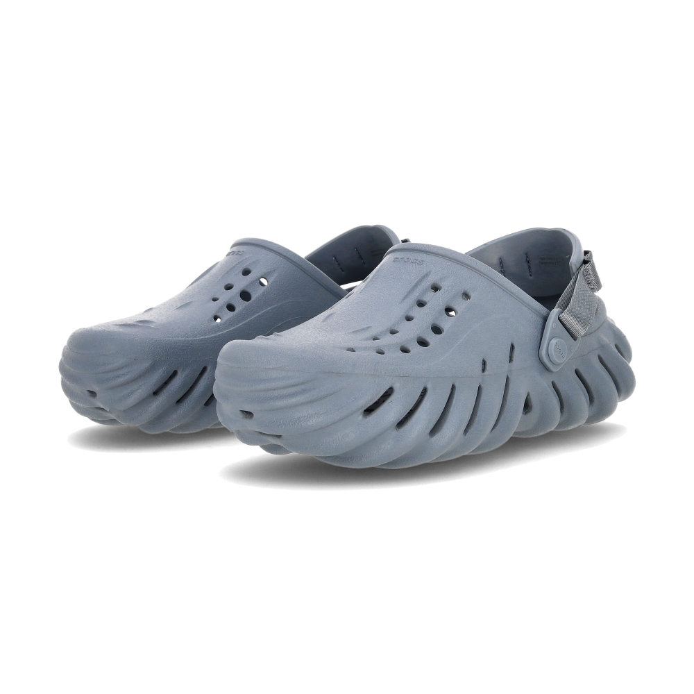 Crocs Echo Clog 男鞋 女鞋 水泥灰色 荒野 波波 克駱格 休閒 洞洞鞋 涼拖鞋 6207937-0Z3
