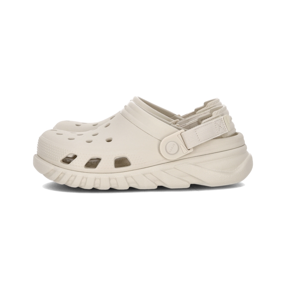 Crocs Duet Max II 男鞋 女鞋 米白色 渦輪 克駱格 魔鬼氈 休閒 洞洞鞋 涼拖鞋 208776-160