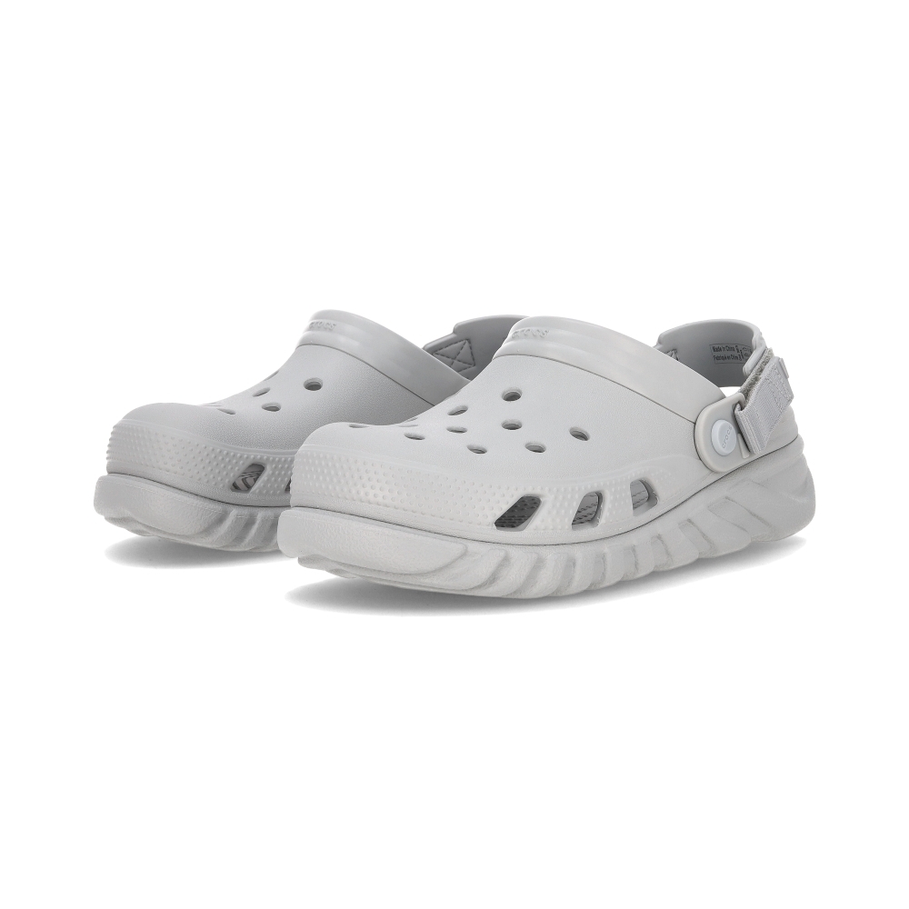 Crocs Duet Max II 男鞋 女鞋 淺灰色 渦輪 克駱格 魔鬼氈 休閒 洞洞鞋 涼拖鞋 208776-1YO