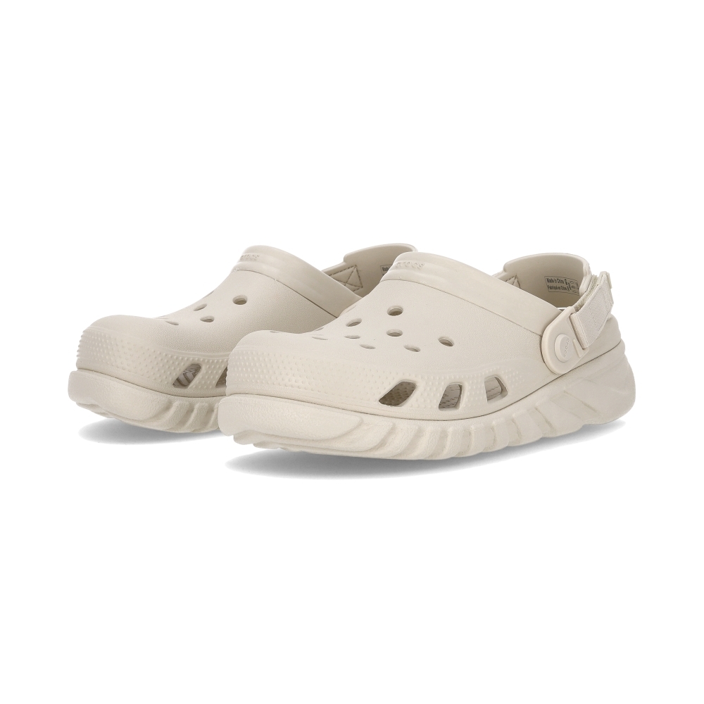 Crocs Duet Max II 男鞋 女鞋 米白色 渦輪 克駱格 魔鬼氈 休閒 洞洞鞋 涼拖鞋 208776-160