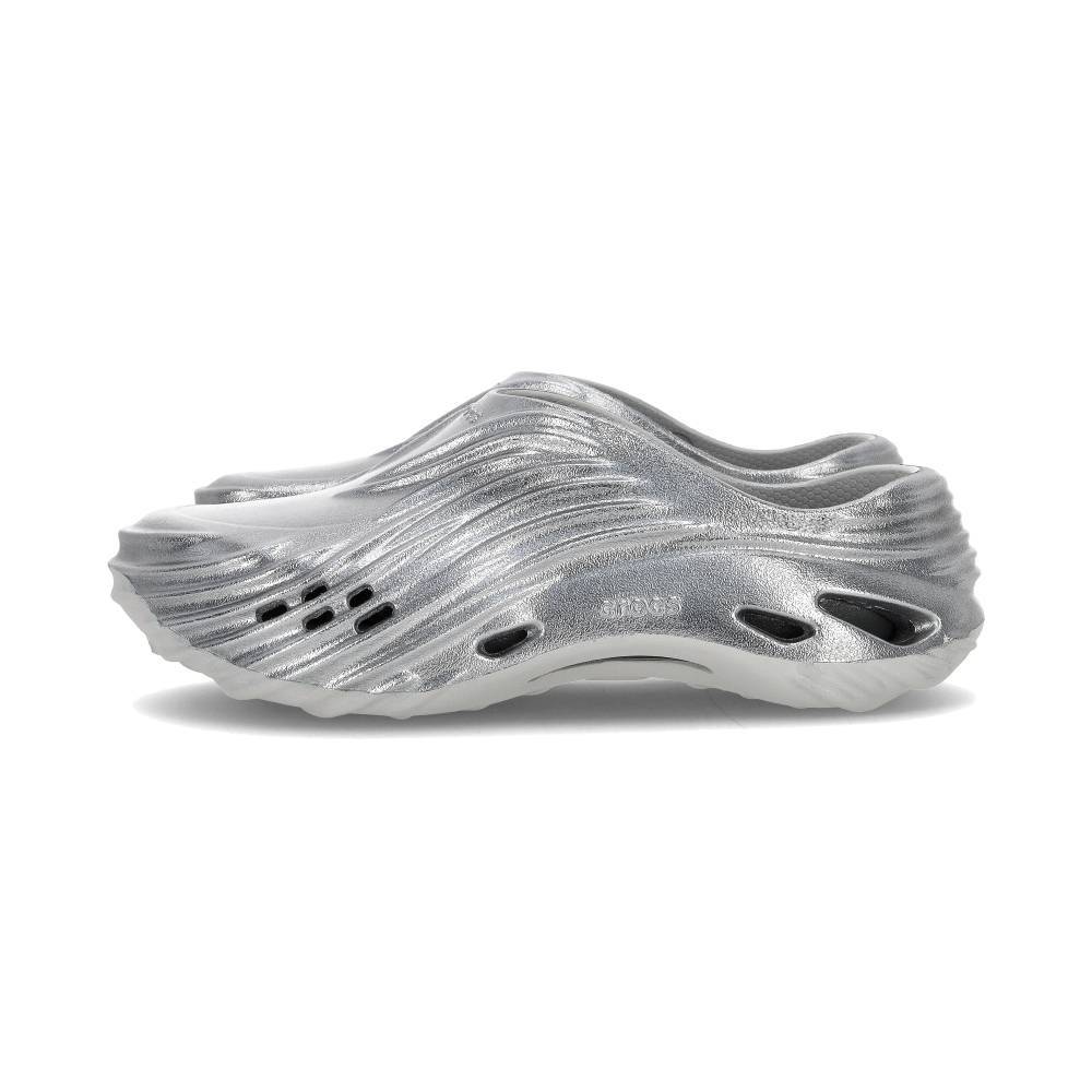 Crocs Echo Wave 男鞋 女鞋 金屬灰色 波波旋風 克駱格 輕量 防水 休閒 拖鞋 214111-1FS