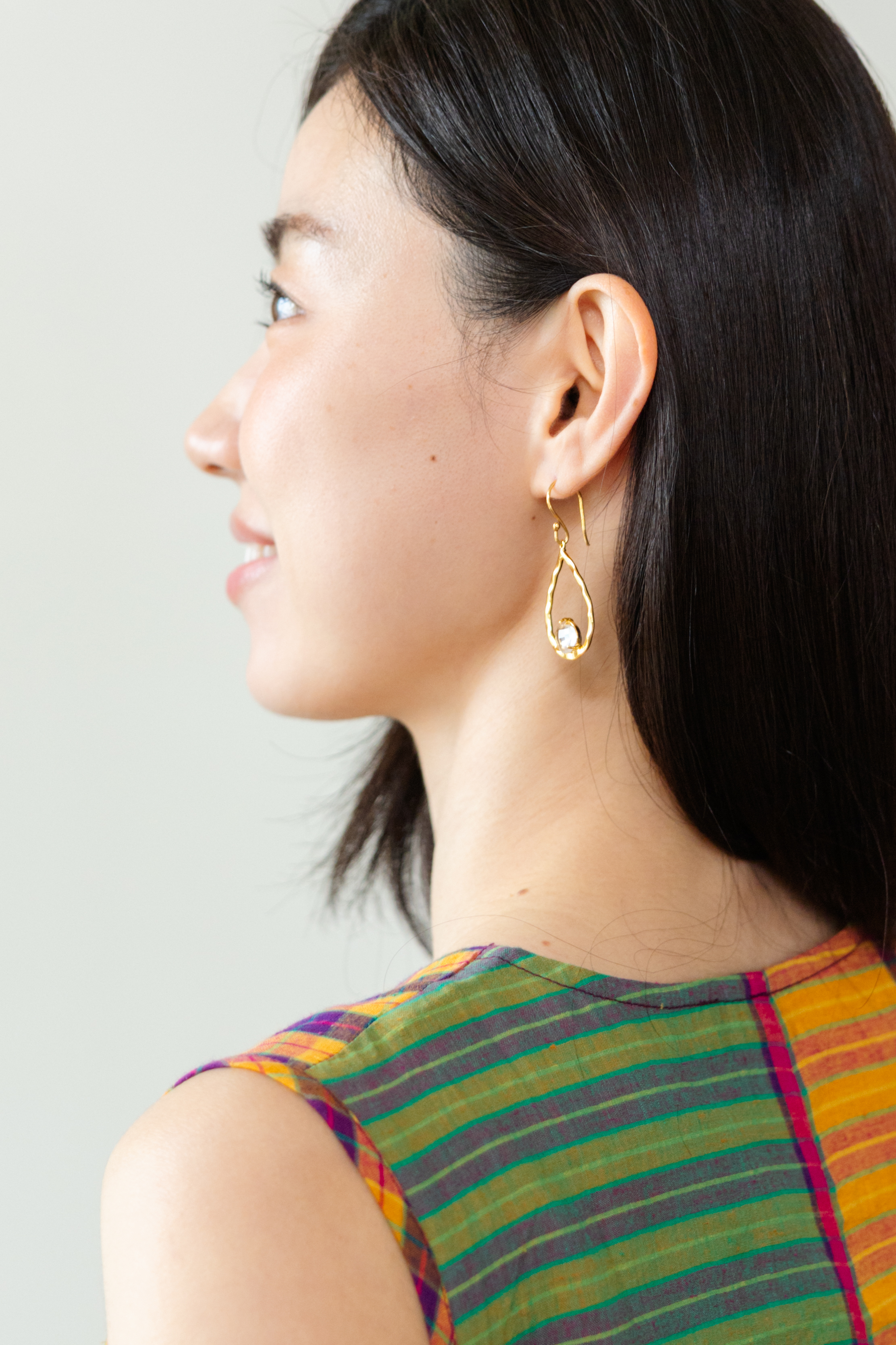 【 Jewelry 】水滴水晶耳環