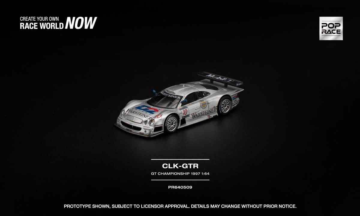 預訂Pre Order - Poprace MERCEDES-BENZ AMG CLK GTR FIA GT CHAMPIONSHIP 1997 PR640509