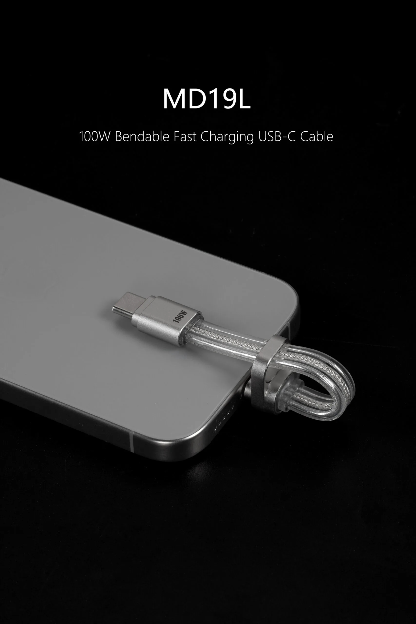MD19L 100W Bendable Fast Charging USB-C Cable