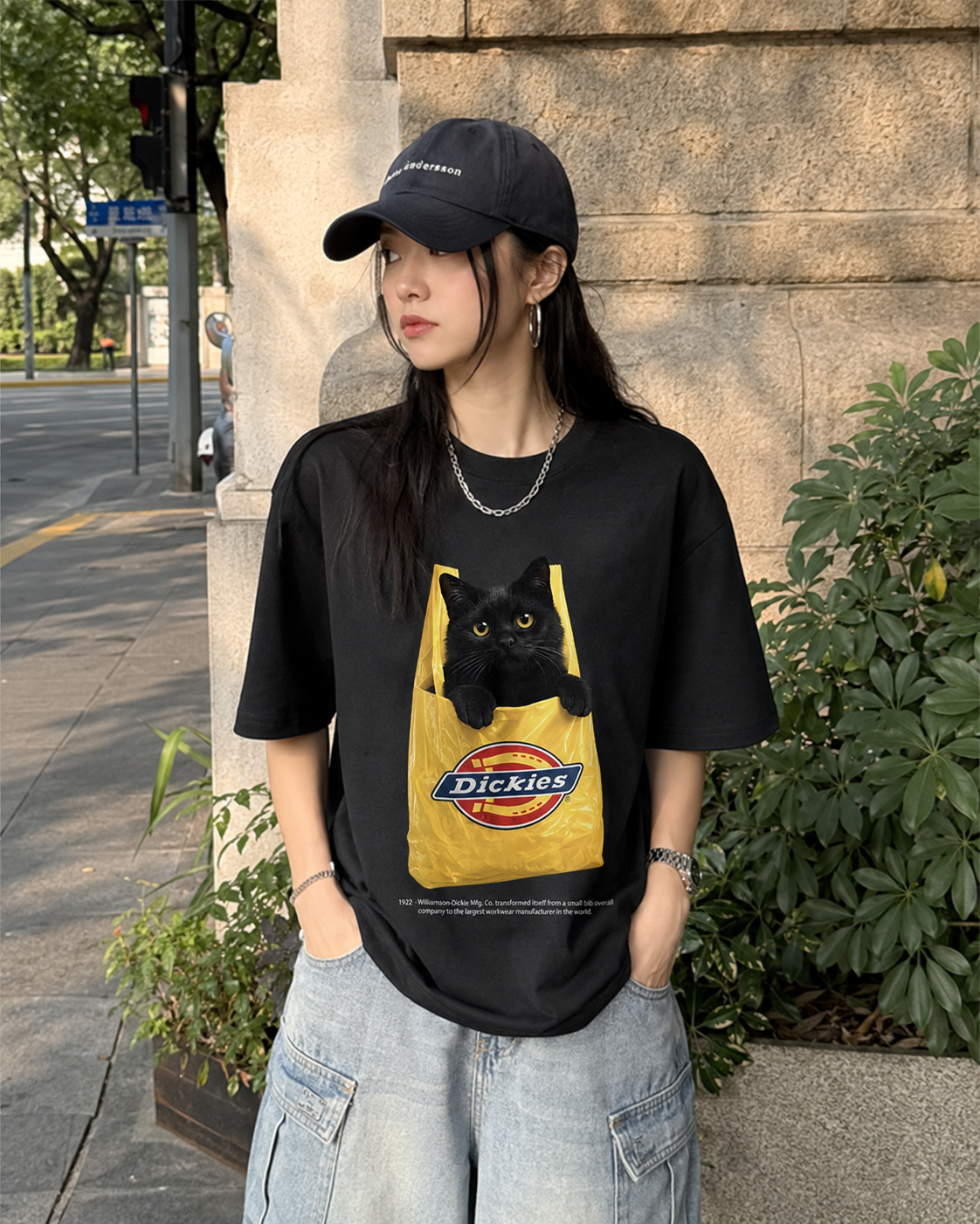 <現貨>DICKIES 經典 美式 裝袋 貓迷 LOGO 短T 3色