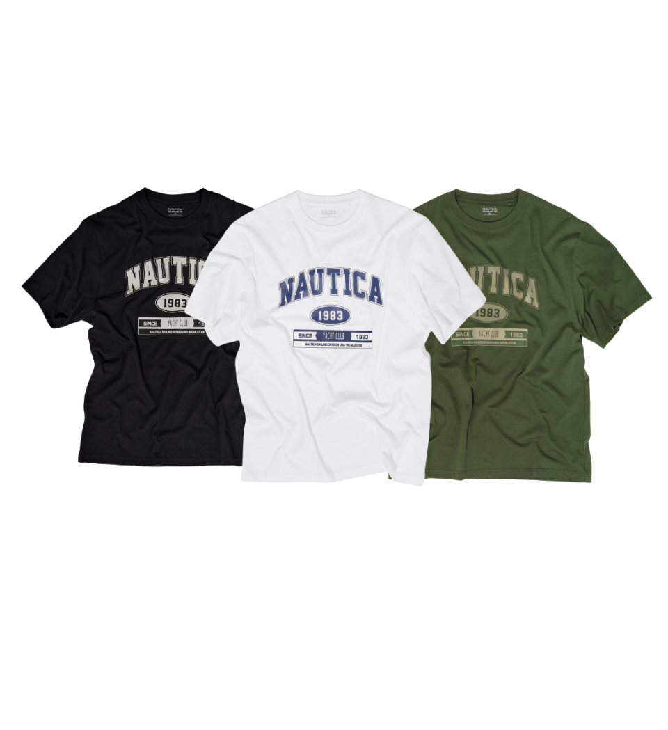 韓國 Nautica Arch Frame Tee [602]