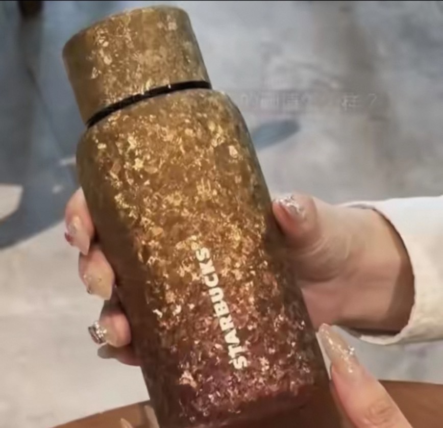【Luxury】星巴克 Starbucks 豹紋 限定 手提杯 保冰杯 情人節禮物 直飲壺 水杯 閃鑽杯 虎皮紋 多款可選