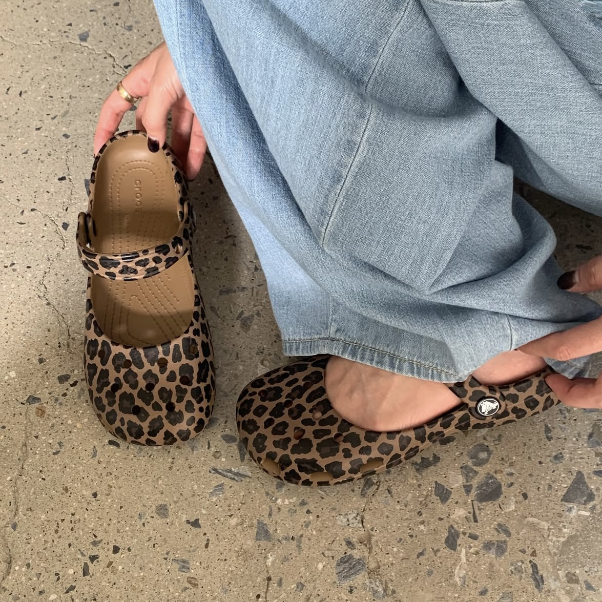 (預購）Crocs Animal & Classic Ballet 芭蕾舞洞洞鞋 豹紋&素面黑 懶人鞋 防水