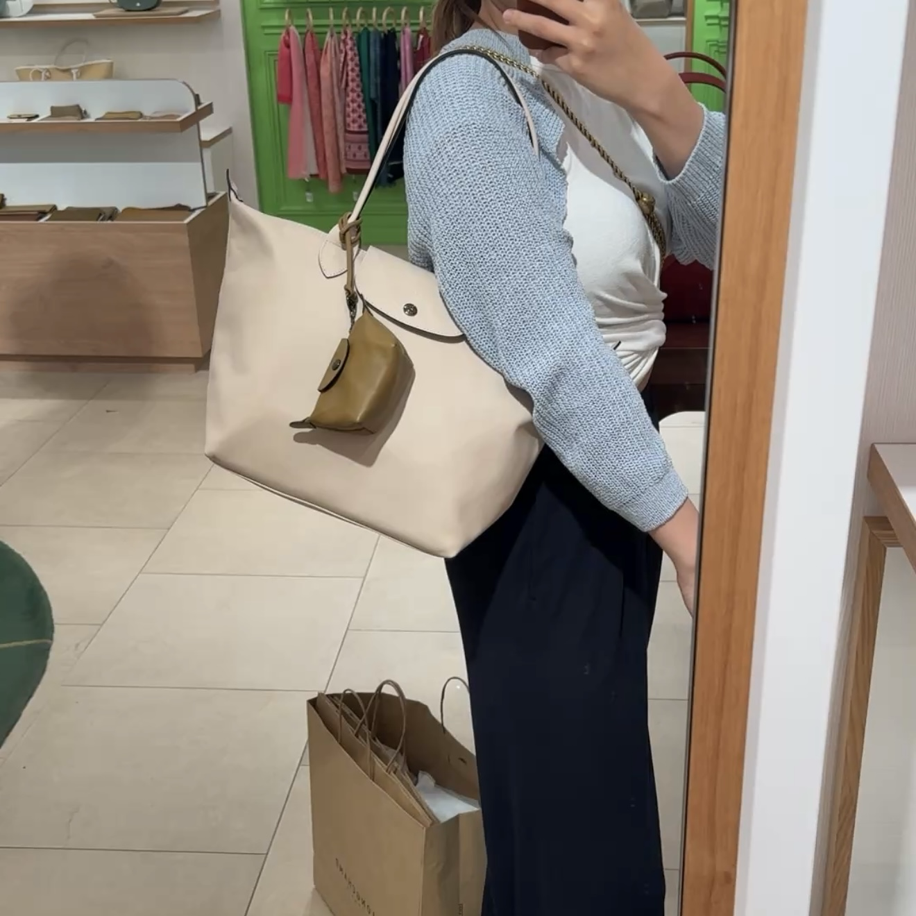 Longchamp le pliage xtra tote bag leather