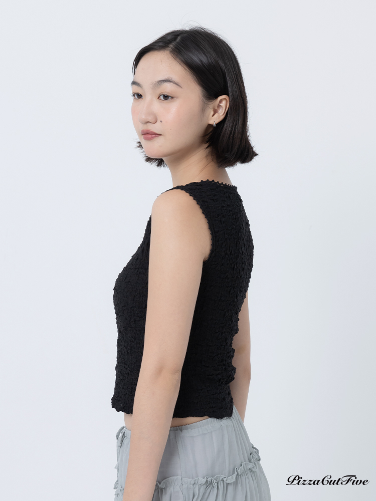 方領泡泡背心 PizzaCutFive PCF262411058