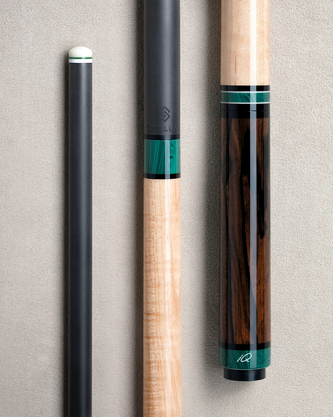 iQ Custom Jump Cue (Curly Maple/Ziricote)