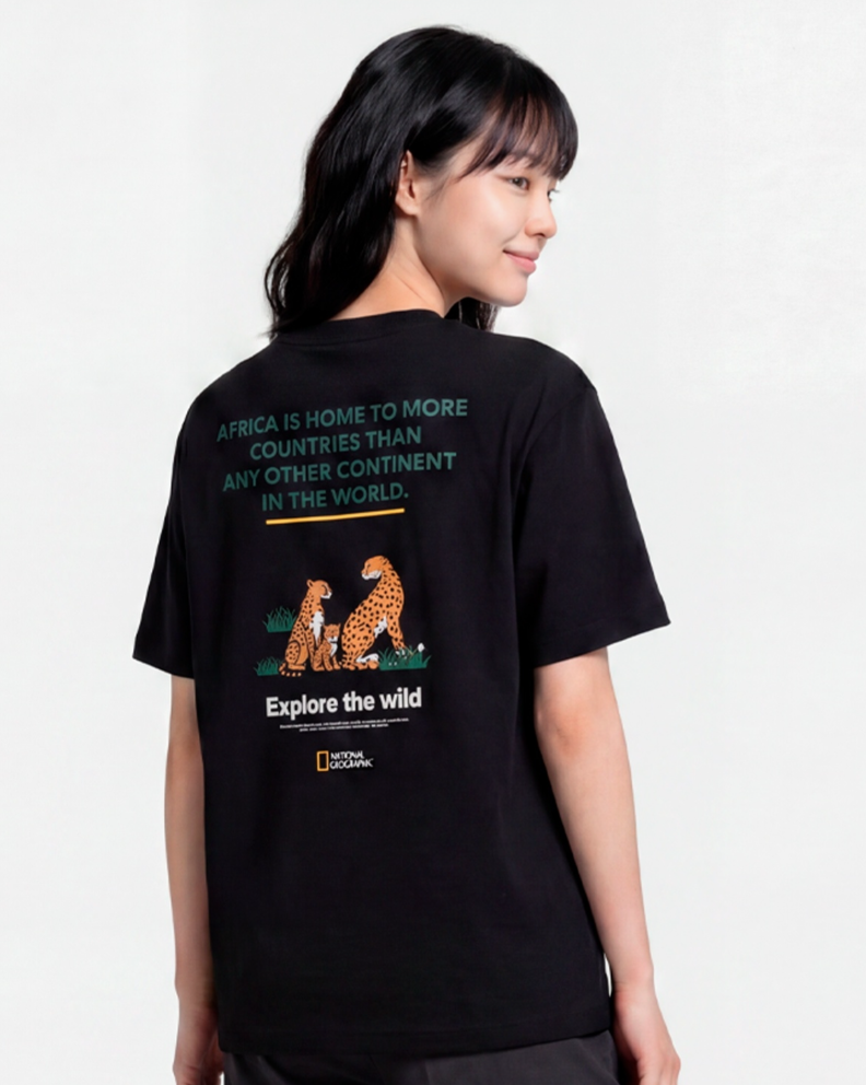 【直播】NATIONAL GEOGRAPHIC LX0727427 男女同款動物圖案短袖上衣 (N262UTS610)