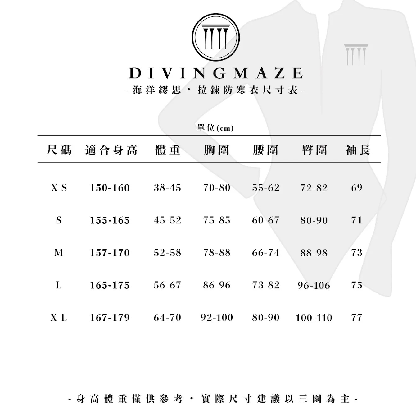 潛行迷宮 3mm修身比基尼 海洋繆思Athena 前拉半身防寒衣