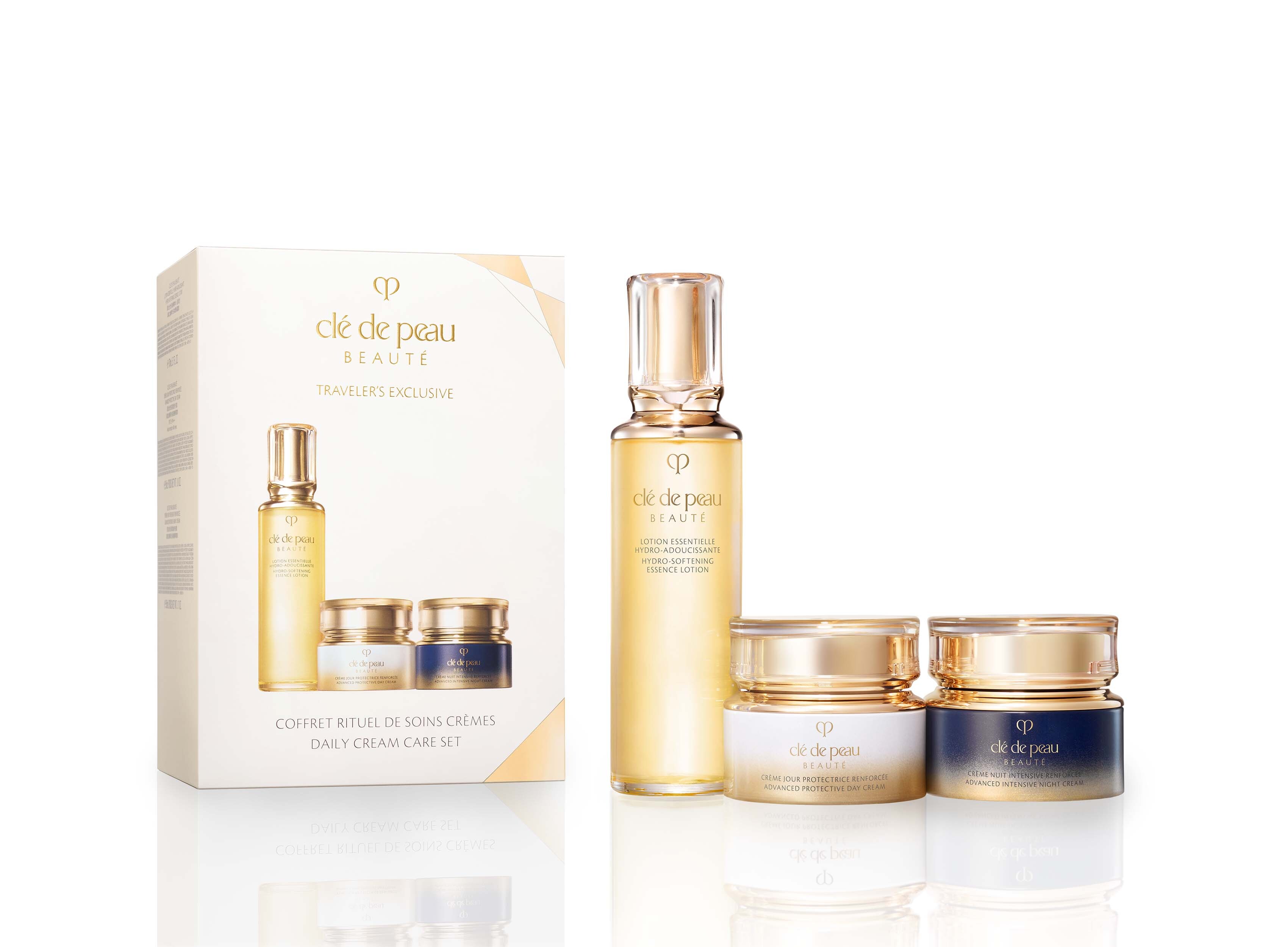 Cle de Peau Beaute 肌膚之鑰 基礎保養精華霜套裝（日霜50ml+晚霜50ml+柔膚精華水170ml)
