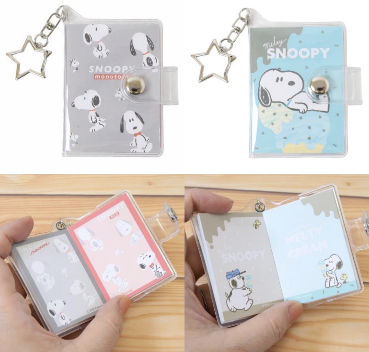 【最新發售】JP Snoopy 迷你貼紙薄仔 星星快扣 8337 8344 TK260727