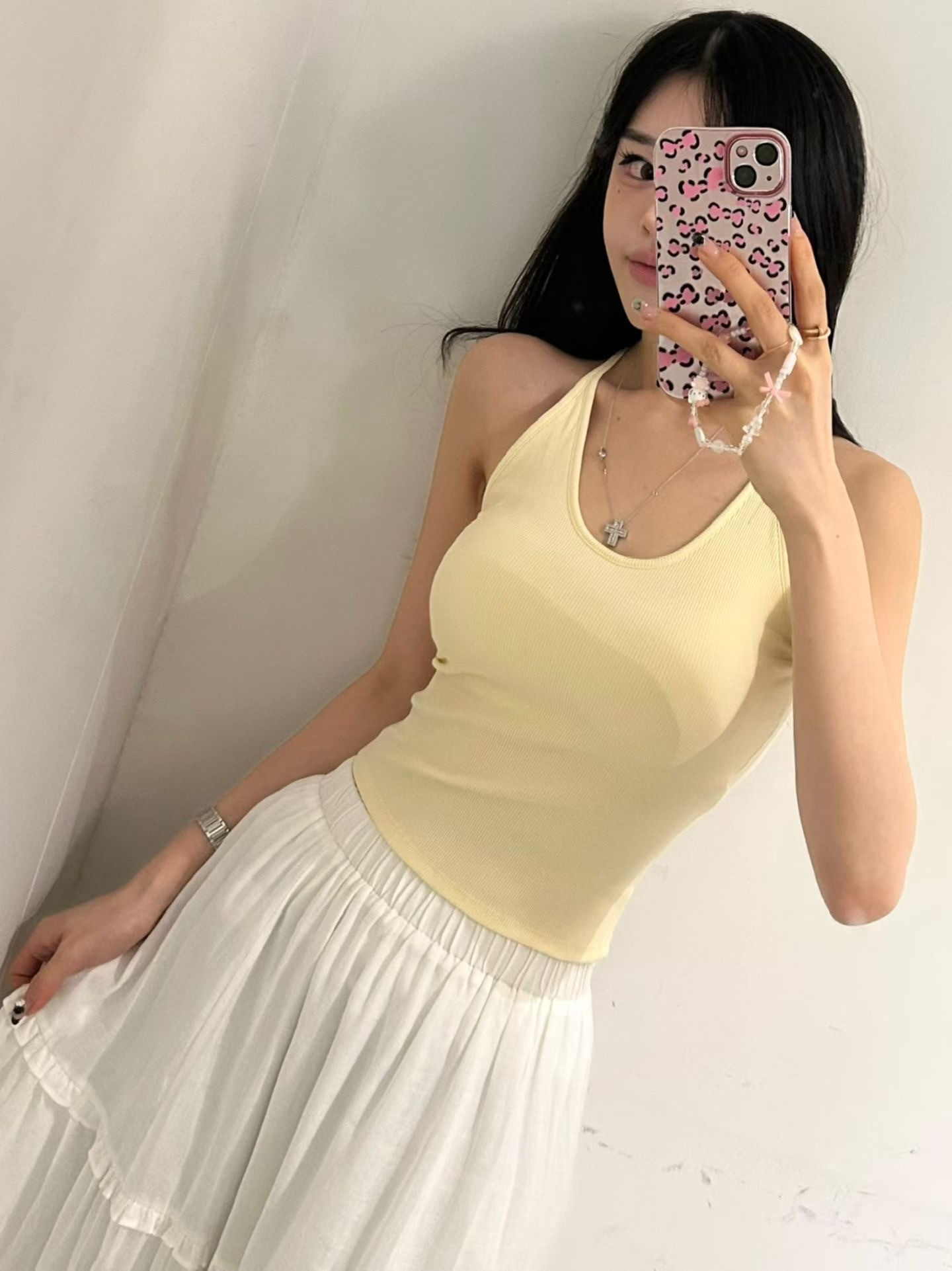 U領吊帶挖背BRA背心