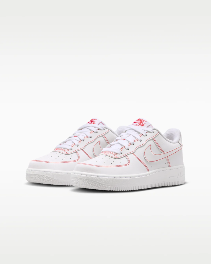 【預訂】NIKE AIR FORCE 1 LV8 白紅明線-GS