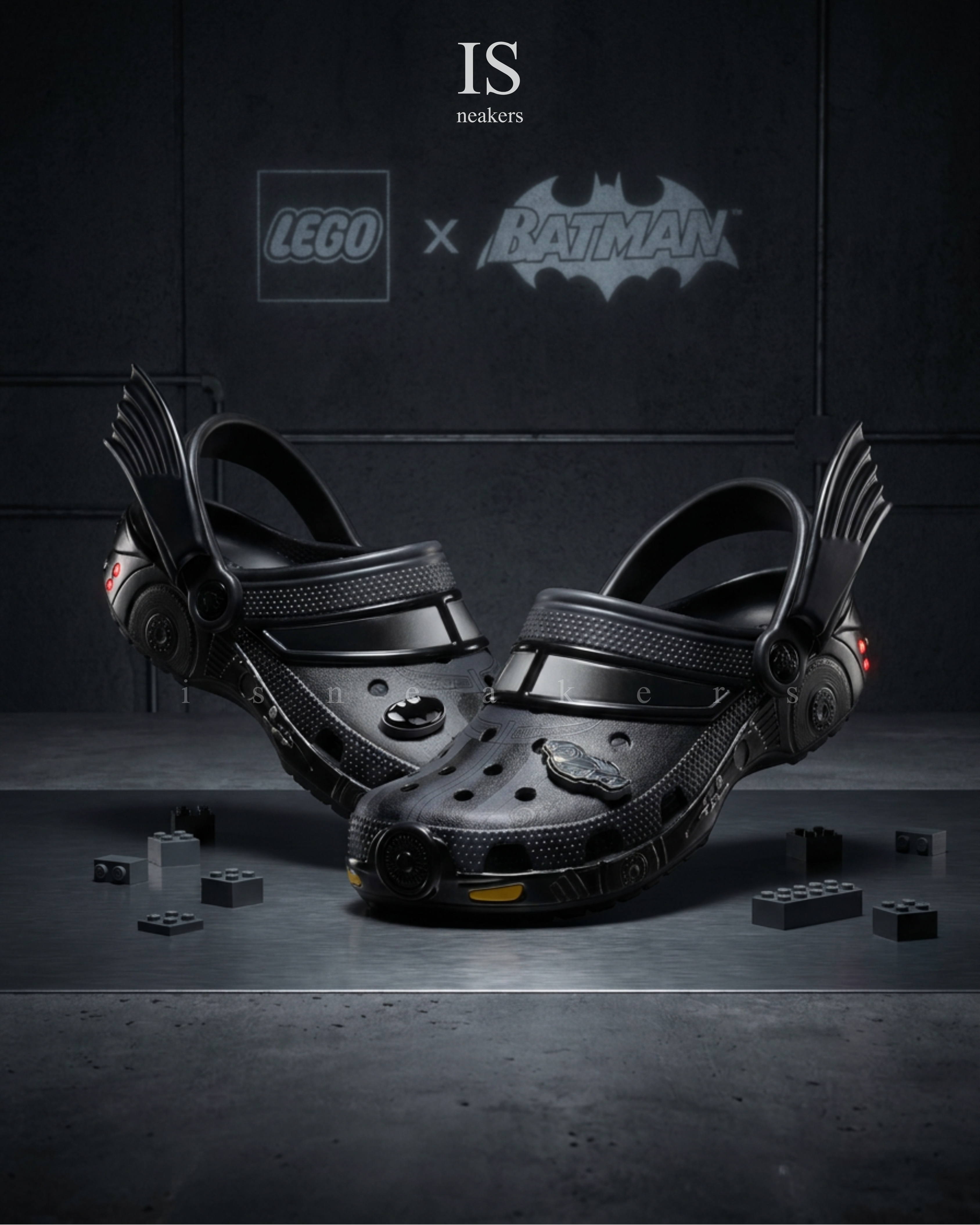 iSNEAKERS｜Crocs卡駱馳 × Batman Classic Clog Batmobile 蝙蝠俠 聯名款  210219-001
