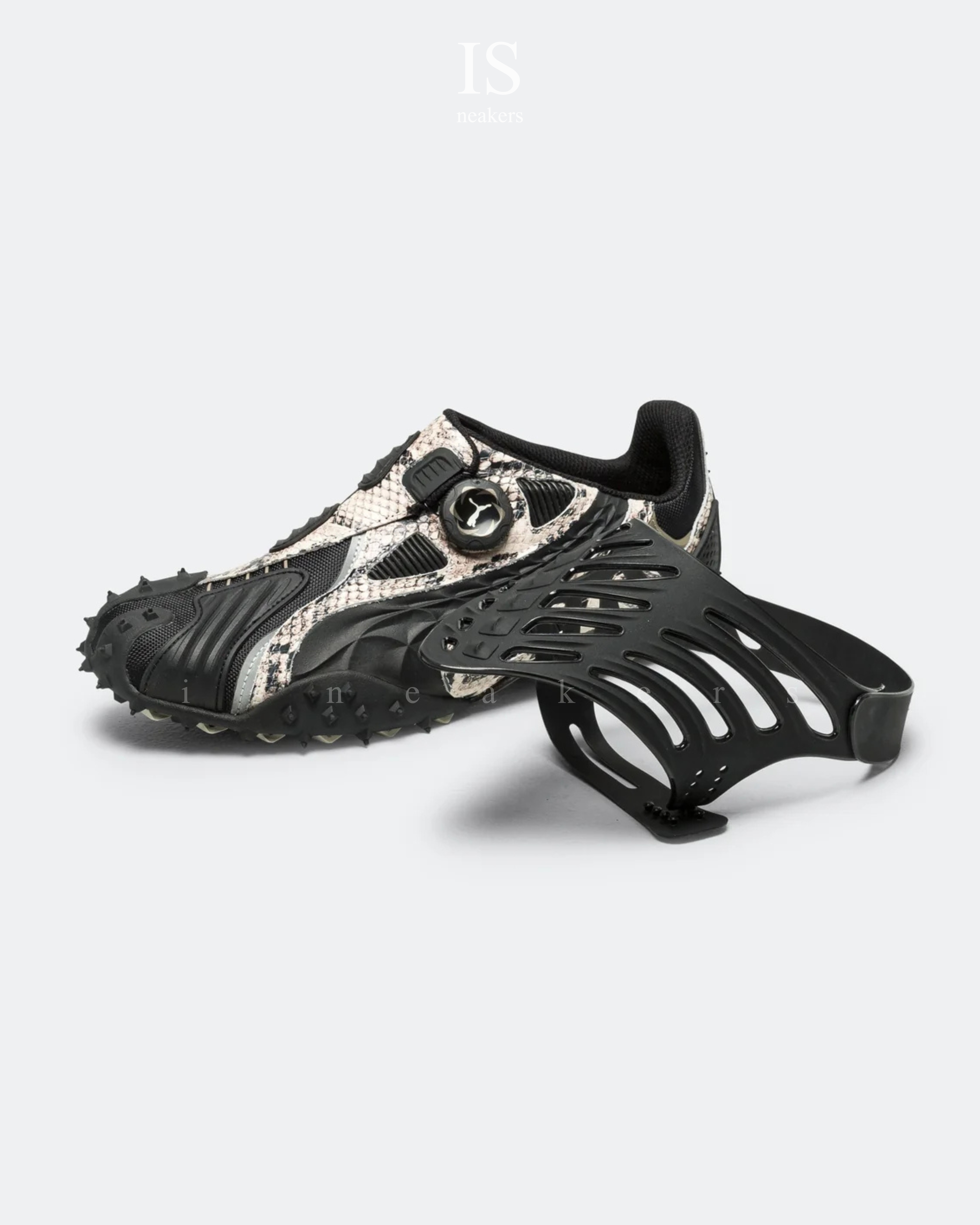 iSNEAKERS｜A$AP Rocky x Puma Mostro Gabbia "Black Snakeskin" 黑蛇皮 403025-01