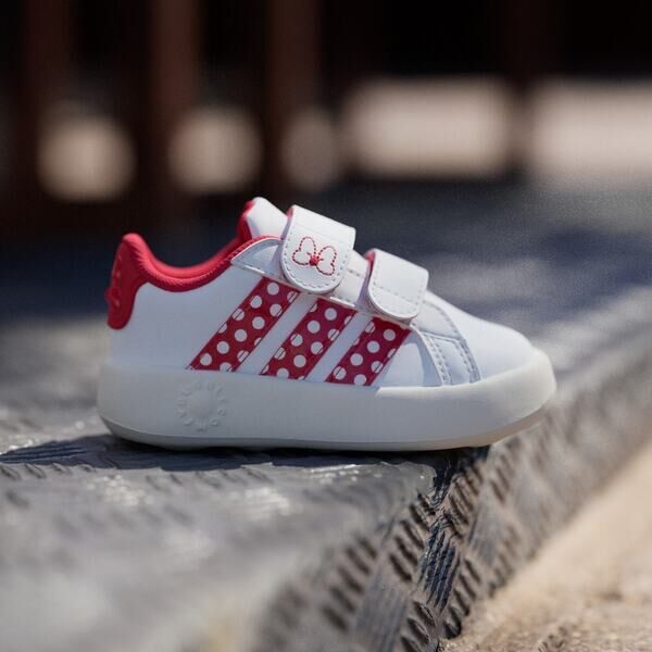 Adidas 愛迪達 Grand Court Minnie CF I KI9528 小童 休閒鞋 白 迪士尼 米妮