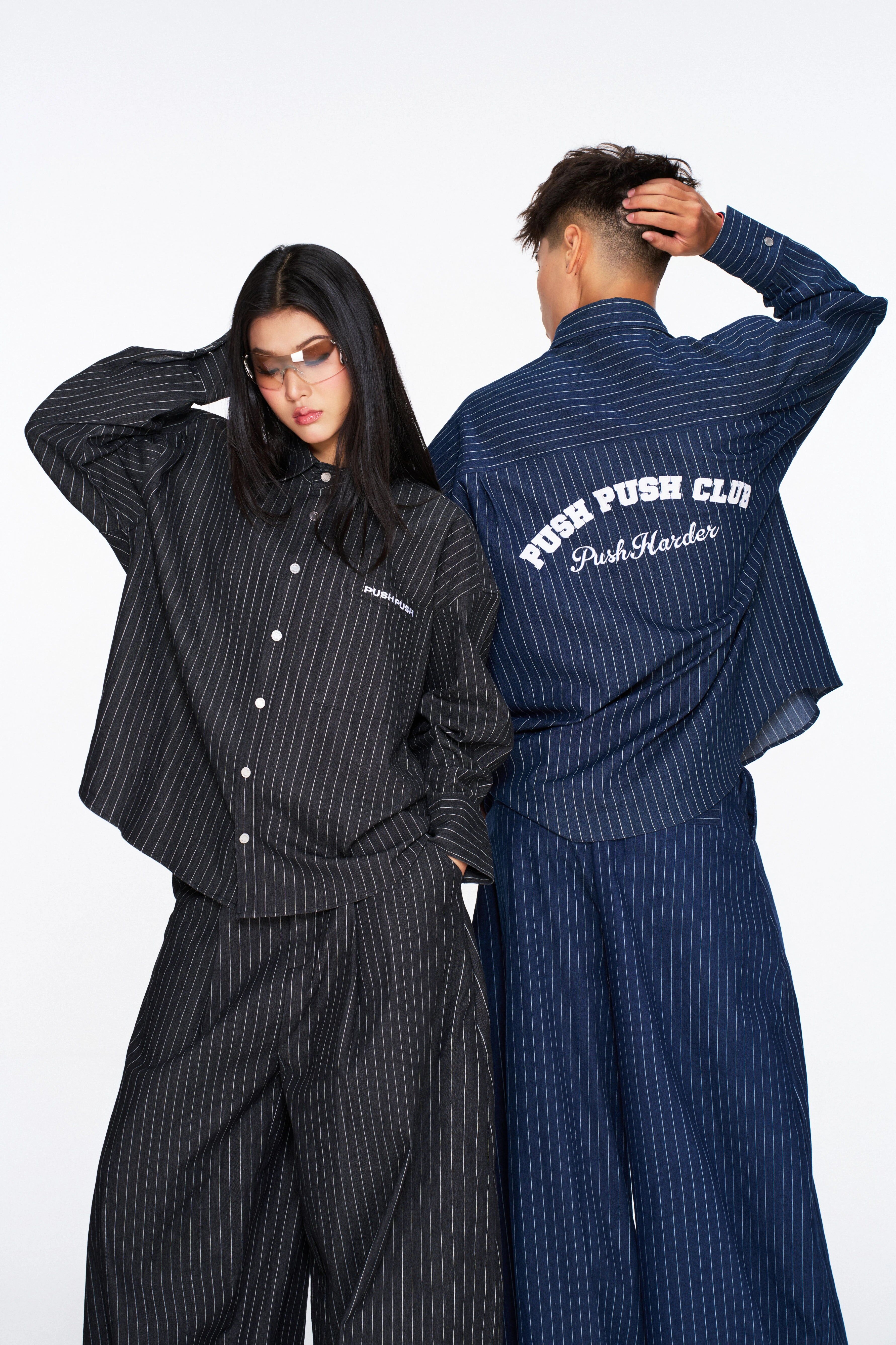 『越南連線🇻🇳』PushPush - 經典直條紋長袖襯衫 ZENDA OVERSIZE SHIRT
