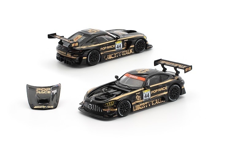 PO-$124 * POP RACE * 1:64 LBWK AMG GT3 EVO - BLACK
