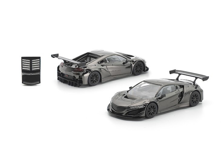 PO-$124 * POP RACE * 1:64 HONDA NSX GT3 EV022DARK CHROME