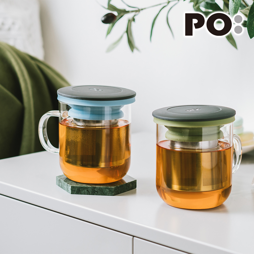PO: 丹麥泡茶玻璃杯350ml 2.0 (共4色)