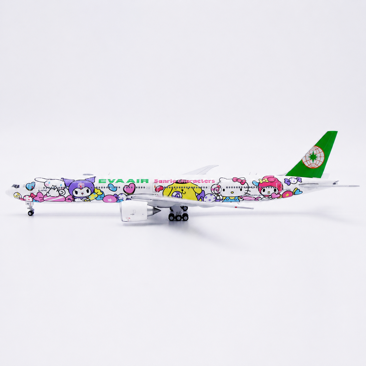 JC wings 1/400 長榮航空 波音777-300(ER) B-16740 三麗鷗Hello Kitty糖果機彩繪