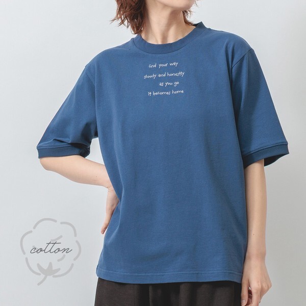 日本預訂 FINAL SALE MMO 100%棉疊穿刺繡Logo Tee