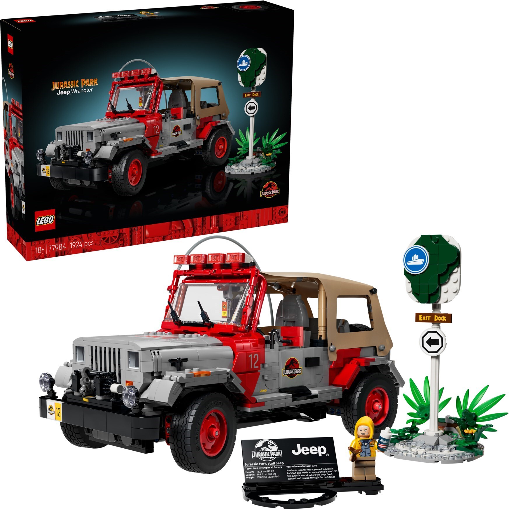 LEGO 77984 樂高積木 77984 Jurassic World 侏儸紀世界系列 - Jurassic Park Jeep® Wrangler