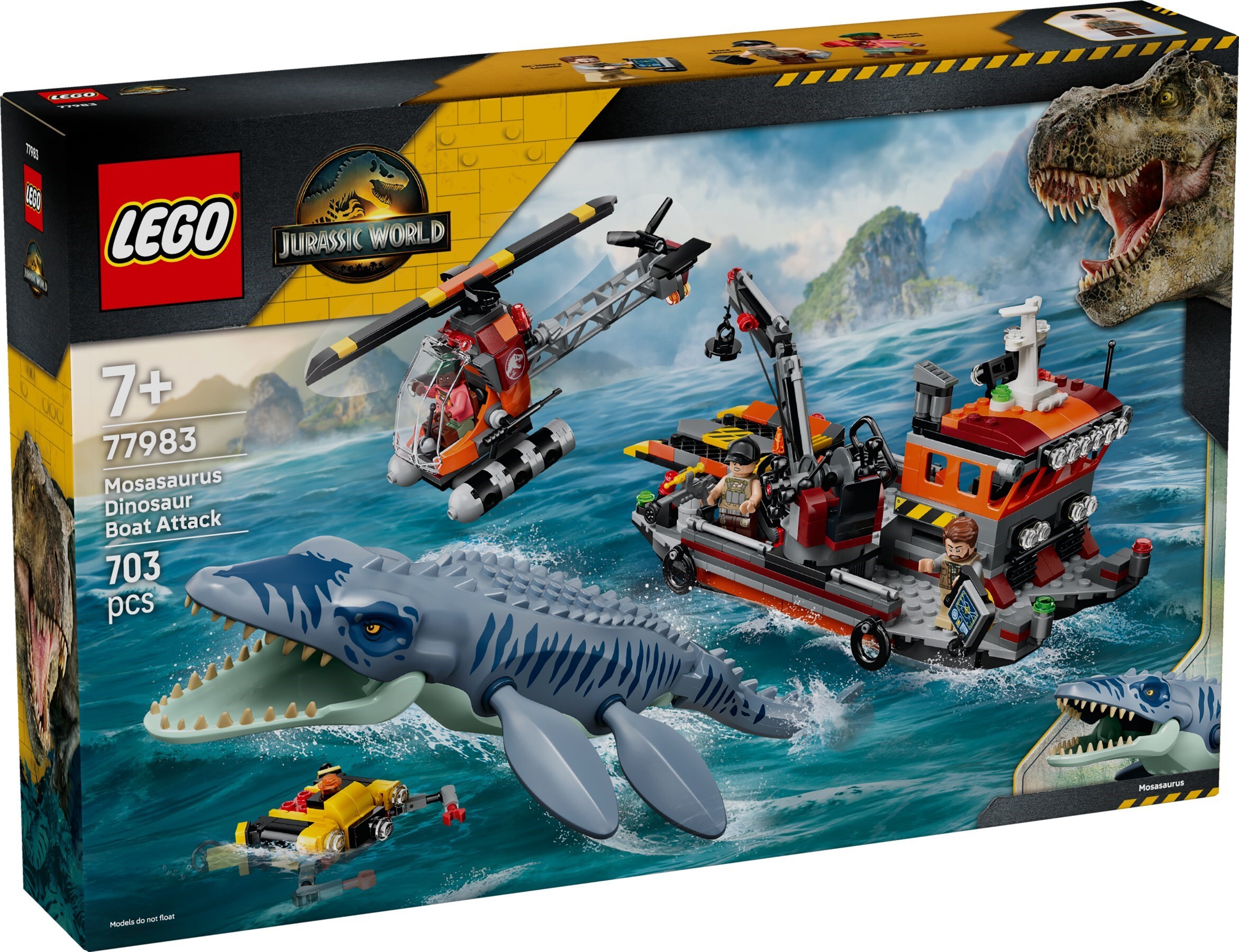 LEGO 77983 樂高積木 77983 Jurassic World 侏儸紀世界系列 - 滄龍的船隻攻擊