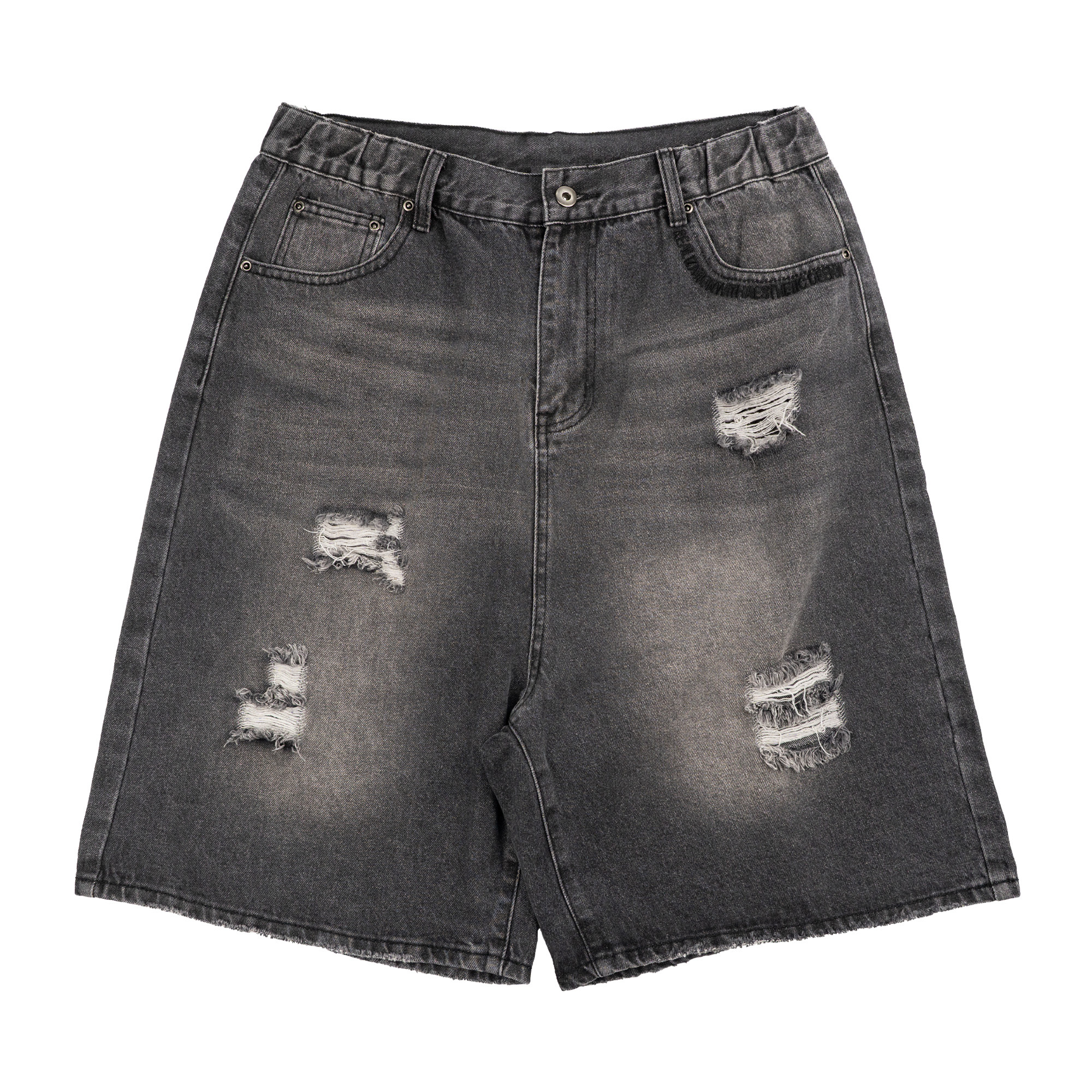 【車庫服飾】IDEALISM Ripped Shorts