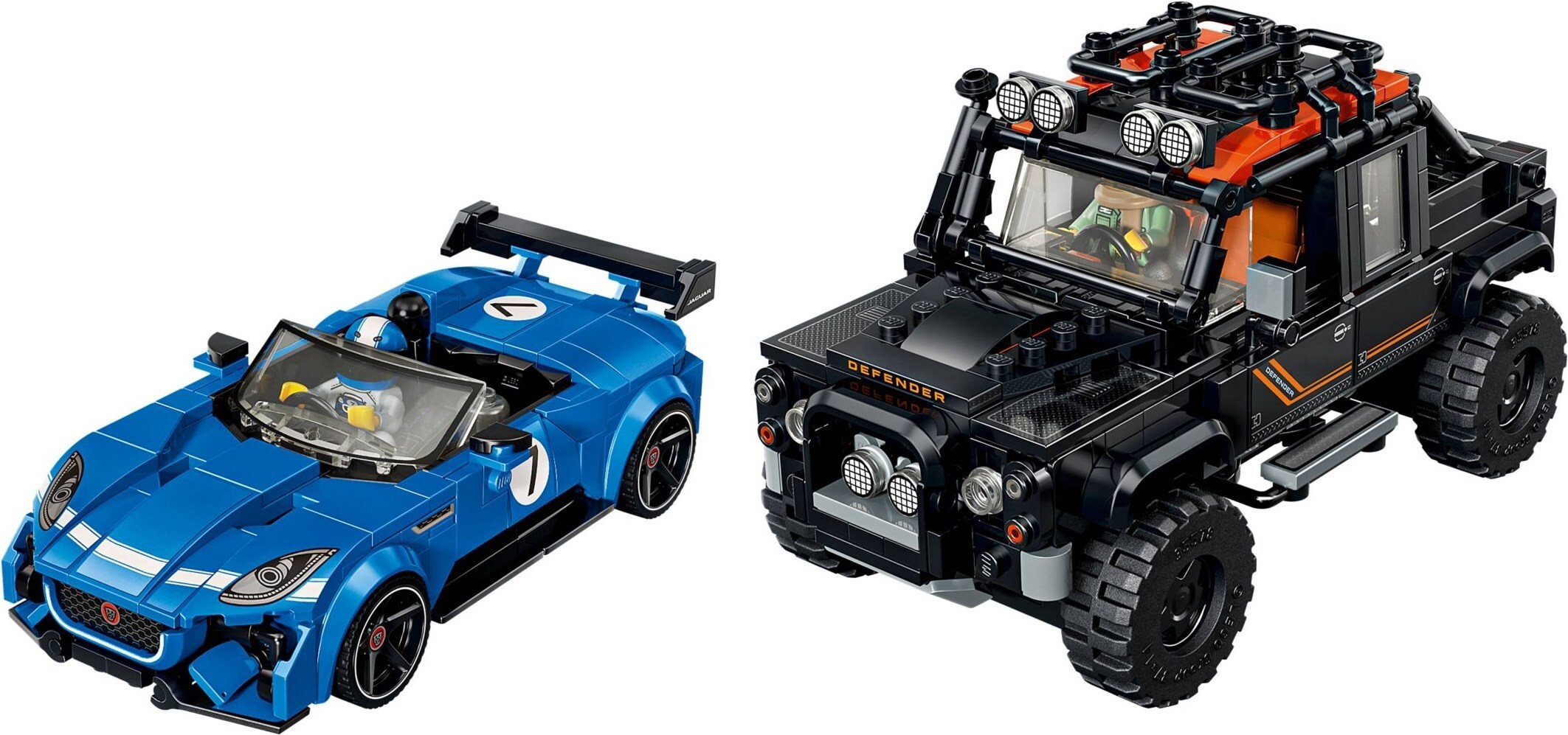 LEGO 77264 樂高積木 77264 SPEED CHAMPIONS 系列 - Jaguar Project 7 和 Land Rover Defender